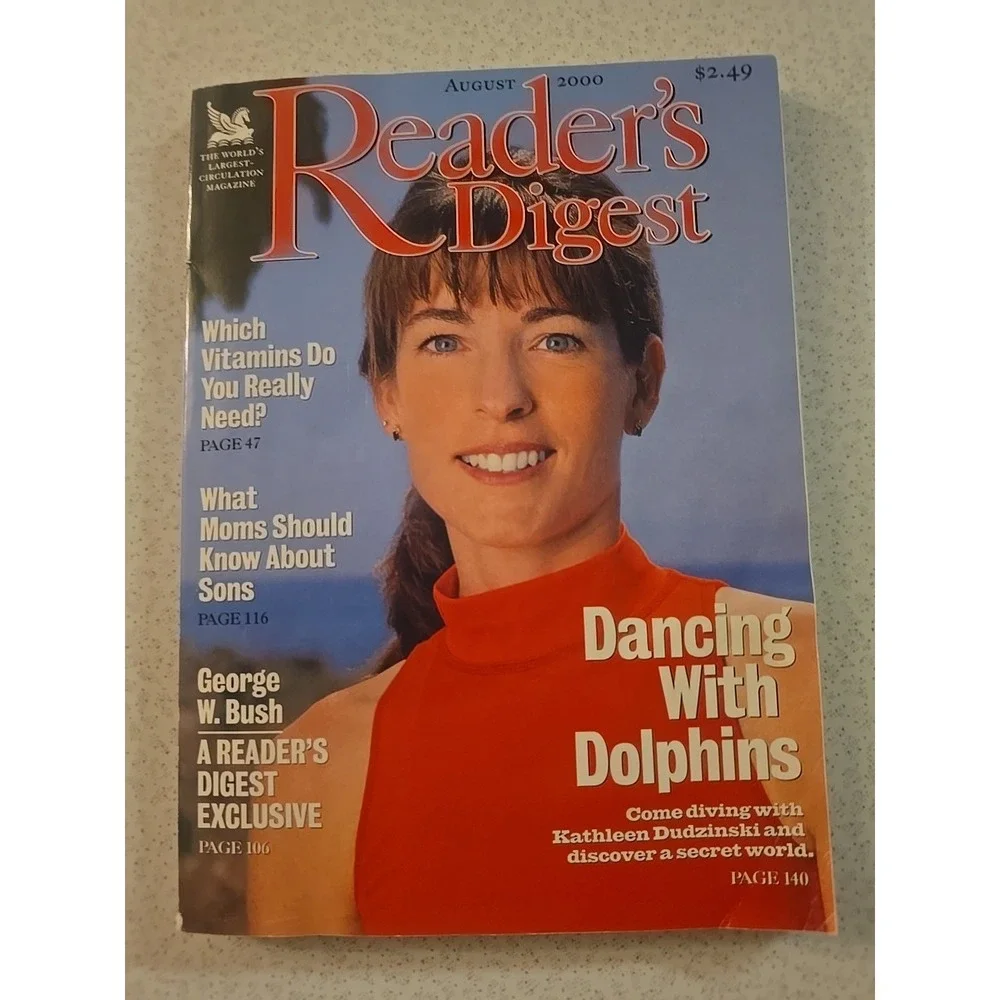 Readers Digest August 2000:‎ George W Bush, Truck Vs Train, Is It SIDS